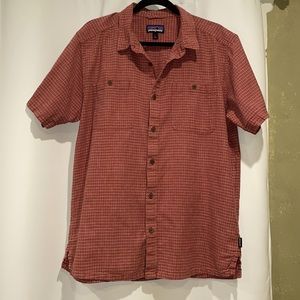Men’s Patagonia Red Plaid Button-down Shirt